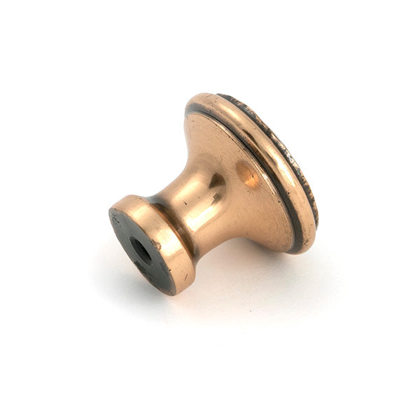 From The Anvil - Polished Bronze Hammered Cabinet Knob - Medium