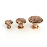 From The Anvil - Polished Bronze Hammered Cabinet Knob - Medium | Sku. 51296 | Trade Door Handles.