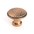 From The Anvil - Polished Bronze Hammered Cabinet Knob - Large | Sku. 51297 | Trade Door Handles.