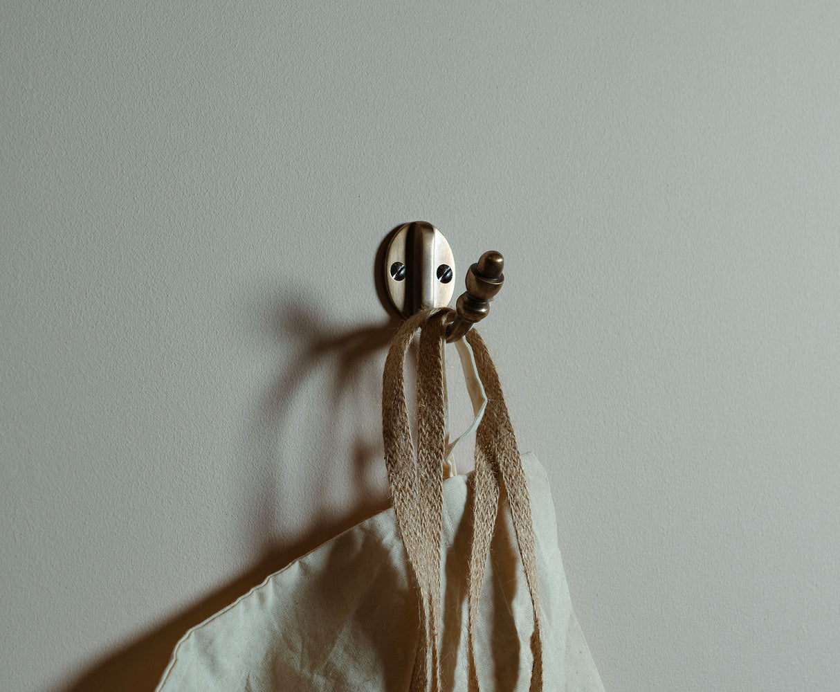 From The Anvil - Burnished Brass Coat Hook | Sku. 51301 | Trade Door Handles.