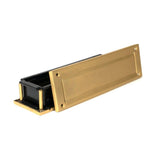 From The Anvil - Satin Brass Traditional Letterbox | Sku. 51308 | Trade Door Handles.