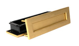 From The Anvil - Satin Brass Traditional Letterbox | Sku. 51308 | Trade Door Handles.