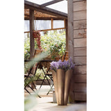 From The Anvil - Satin Marine SS (316) 30cm Flora Pot (Drainage holes) | Sku. 51318 | Trade Door Handles.