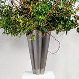 From The Anvil - Satin Marine SS (316) 30cm Flora Pot (Drainage holes) | Sku. 51318 | Trade Door Handles.