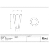 From The Anvil - Polished Marine SS (316) 40cm Flora Pot (Drainage holes) | Sku. 51321 | Trade Door Handles.