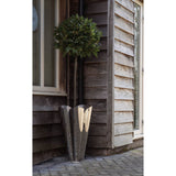 From The Anvil - Polished Marine SS (316) 40cm Flora Pot (Drainage holes) | Sku. 51321 | Trade Door Handles.