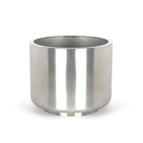 From The Anvil - Satin Marine SS (316) 28cm Newlyn Pot (Drainage holes) | Sku. 51322 | Trade Door Handles.