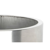 From The Anvil - Satin Marine SS (316) 28cm Newlyn Pot (Drainage holes) | Sku. 51322 | Trade Door Handles.