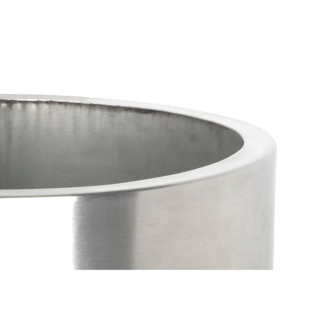 From The Anvil - Satin Marine SS (316) 28cm Newlyn Pot (Drainage holes) | Sku. 51322 | Trade Door Handles.