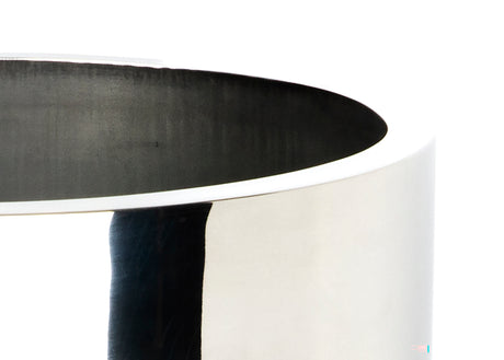 From The Anvil - Polished Marine SS (316) 28cm Newlyn Pot (Drainage holes) | Sku. 51323 | Trade Door Handles.