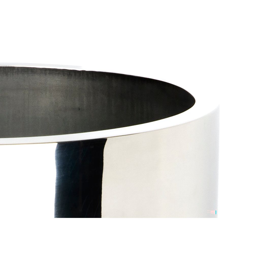 From The Anvil - Polished Marine SS (316) 28cm Newlyn Pot (Drainage holes) | Sku. 51323 | Trade Door Handles.