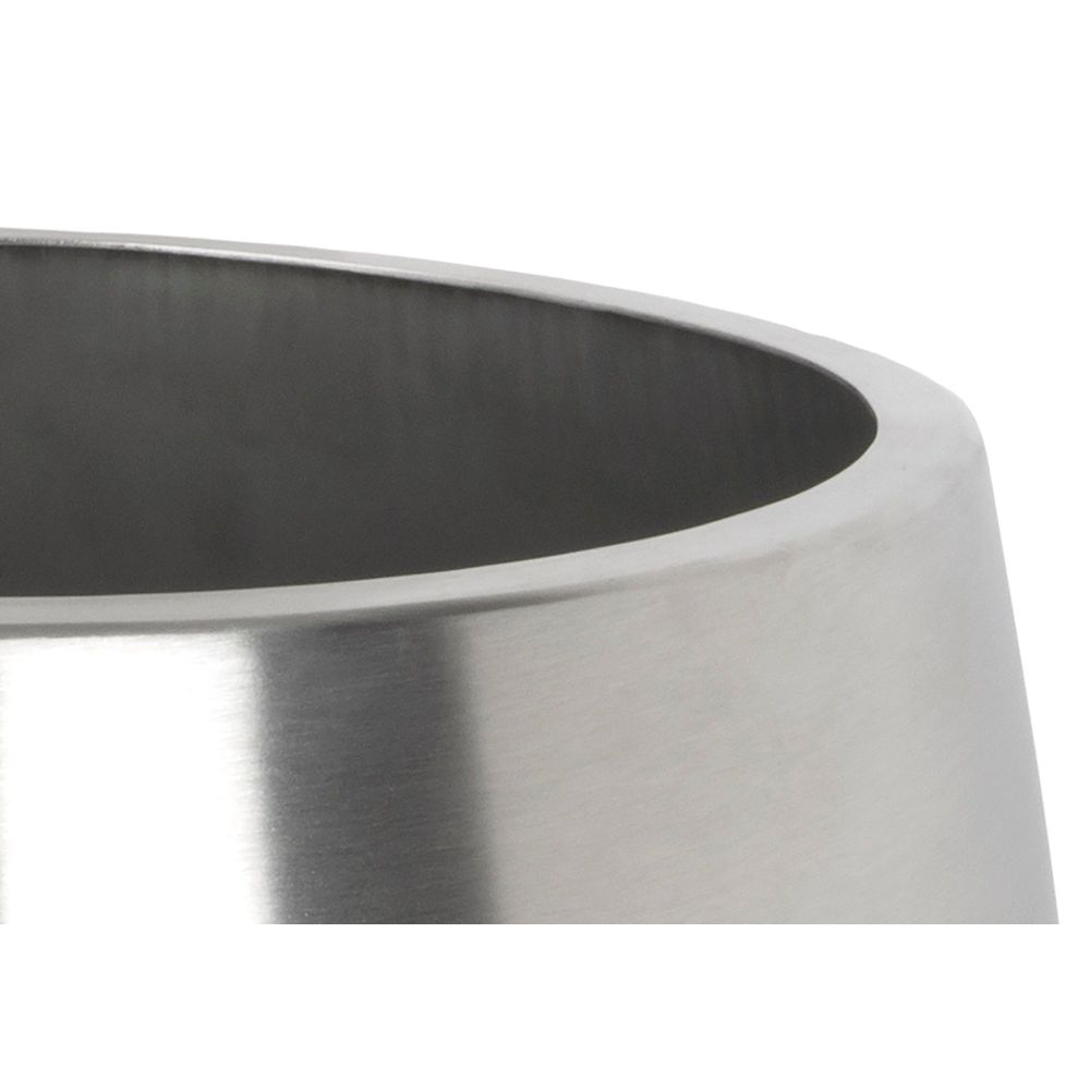 From The Anvil - Satin Marine SS (316) 28cm Hepworth Pot (Drainage holes) | Sku. 51324 | Trade Door Handles.