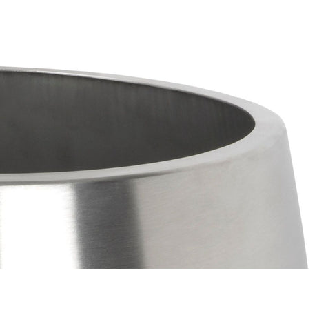 From The Anvil - Satin Marine SS (316) 28cm Hepworth Pot (Drainage holes) | Sku. 51324 | Trade Door Handles.