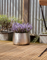 From The Anvil - Satin Marine SS (316) 28cm Hepworth Pot (Drainage holes) | Sku. 51324 | Trade Door Handles.