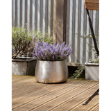 From The Anvil - Satin Marine SS (316) 28cm Hepworth Pot (Drainage holes) | Sku. 51324 | Trade Door Handles.