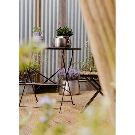 From The Anvil - Satin Marine SS (316) 28cm Hepworth Pot (Drainage holes) | Sku. 51324 | Trade Door Handles.