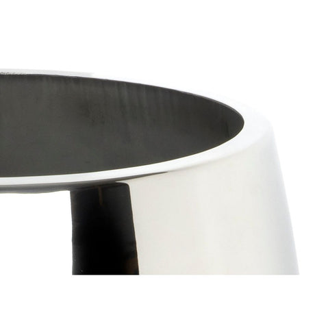 From The Anvil - Polished Marine SS (316) 28cm Hepworth Pot (Drainage holes) | Sku. 51325 | Trade Door Handles.