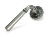 From The Anvil - Pewter Newbury Lever on Rose Set (Plain) - Unsprung | Sku. 51330 | Trade Door Handles.