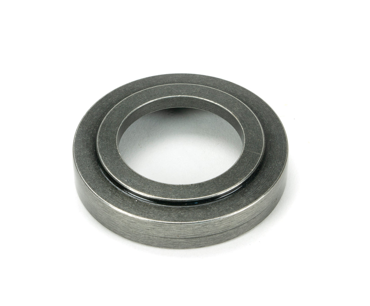 From The Anvil - Pewter Newbury Lever on Rose Set (Art Deco) - Unsprung | Sku. 51331 | Trade Door Handles.