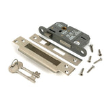From The Anvil - Polished Nickel 2.5" 5 Lever BS Sash Lock | Sku. 51338 | Trade Door Handles.