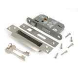 From The Anvil - Satin Chrome 2.5" 5 Lever BS Sash Lock KA | Sku. 51360 | Trade Door Handles.