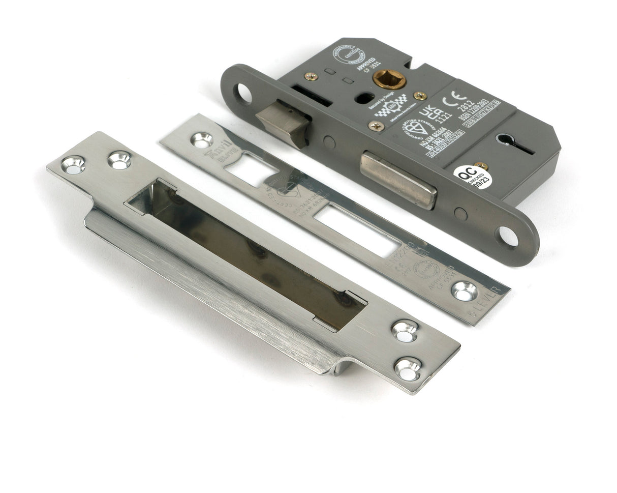 From The Anvil - Polished SS 2.5" 5 Lever BS Sash Lock KA | Sku. 51363 | Trade Door Handles.