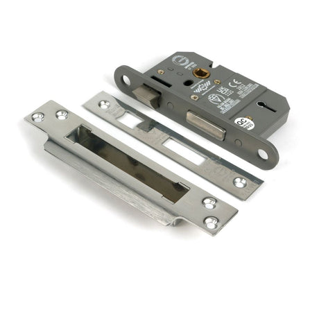 From The Anvil - Polished SS 2.5" 5 Lever BS Sash Lock KA | Sku. 51363 | Trade Door Handles.