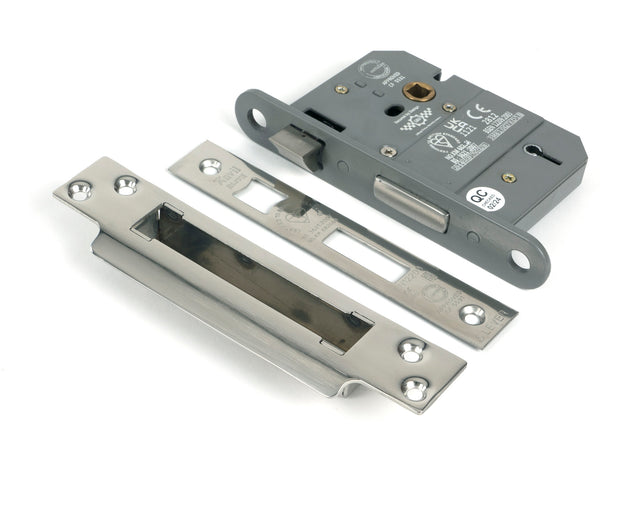 From The Anvil - Polished Chrome 3" 5 Lever BS Sash Lock KA | Sku. 51369 | Trade Door Handles.