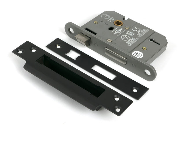 From The Anvil - Aged Bronze 3" 5 Lever BS Sash Lock KA | Sku. 51371 | Trade Door Handles.