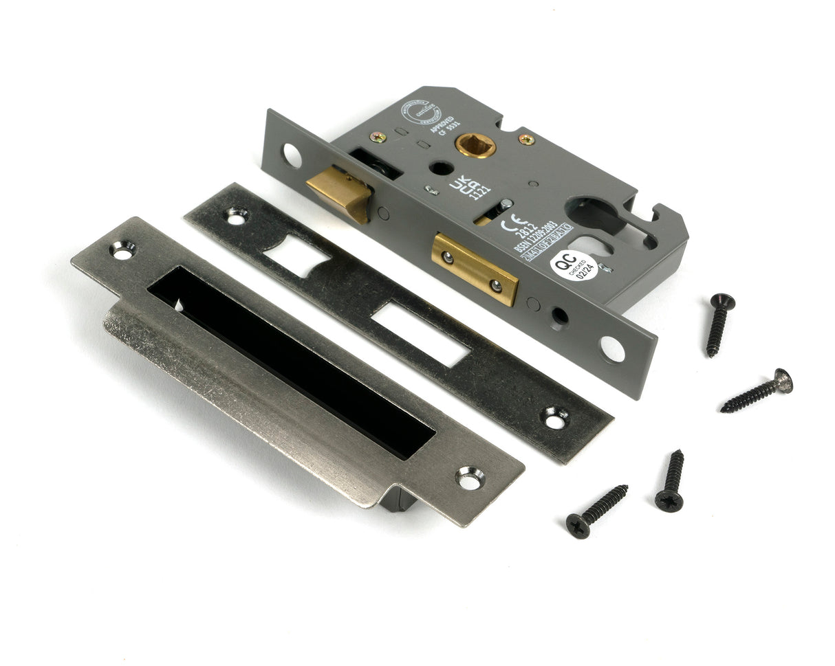 From The Anvil - Pewter 2.5" Euro Profile Sash Lock | Sku. 51374 | Trade Door Handles.