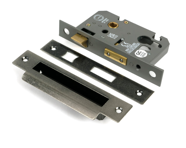 From The Anvil - Pewter 2.5" Euro Profile Sash Lock | Sku. 51374 | Trade Door Handles.