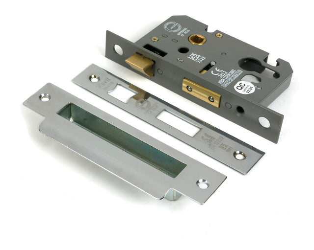 From The Anvil - Polished Chrome 2.5" Euro Profile Sash Lock | Sku. 51379 | Trade Door Handles.