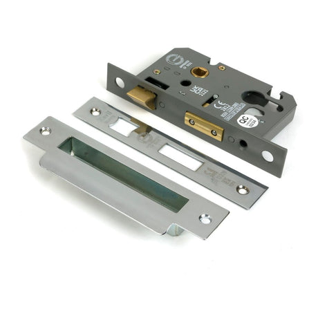 From The Anvil - Polished Chrome 2.5" Euro Profile Sash Lock | Sku. 51379 | Trade Door Handles.
