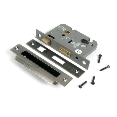 From The Anvil - Pewter 3" Euro Profile Sash Lock | Sku. 51384 | Trade Door Handles.