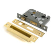 From The Anvil - Polished Brass 3" Euro Profile Sash Lock | Sku. 51385 | Trade Door Handles.