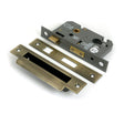 From The Anvil - Aged Brass 3" Euro Profile Sash Lock | Sku. 51386 | Trade Door Handles.
