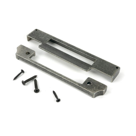 From The Anvil - Pewter Rebate Kit for Euro Sash Lock | Sku. 51394 | Trade Door Handles.