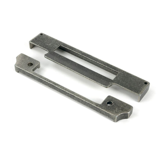 From The Anvil - Pewter Rebate Kit for Euro Sash Lock | Sku. 51394 | Trade Door Handles.