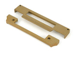 From The Anvil - Satin Brass Rebate Kit for Euro Sash Lock | Sku. 51397 | Trade Door Handles.