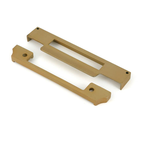 From The Anvil - Satin Brass Rebate Kit for Euro Sash Lock | Sku. 51397 | Trade Door Handles.