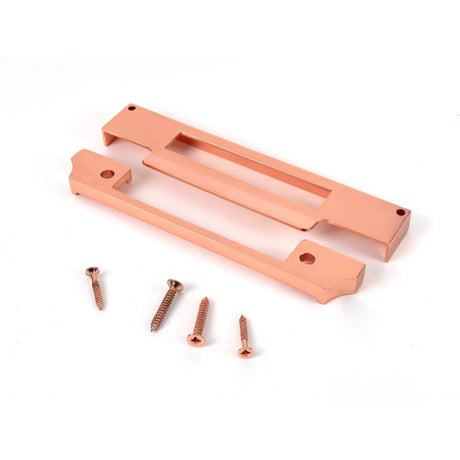 From The Anvil - Polished Bronze Rebate Kit for Euro Sash Lock | Sku. 51402 | Trade Door Handles.