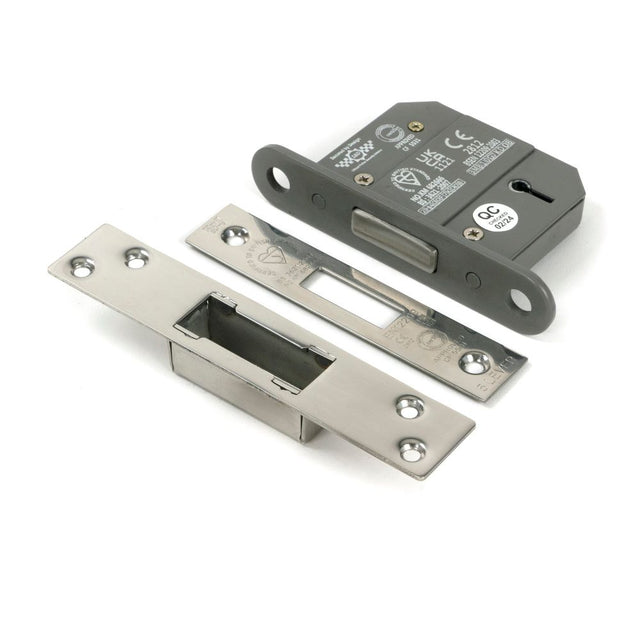 From The Anvil - Polished Chrome 2.5" 5 Lever BS Dead Lock | Sku. 51409 | Trade Door Handles.