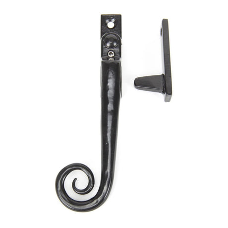 From The Anvil - Black Locking Night-Vent Monkeytail Fastener - LH | Sku. 51417L | Trade Door Handles.