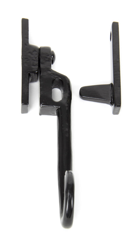 From The Anvil - Black Locking Night-Vent Monkeytail Fastener - LH | Sku. 51417L | Trade Door Handles.