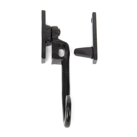 From The Anvil - Black Locking Night-Vent Monkeytail Fastener - LH | Sku. 51417L | Trade Door Handles.
