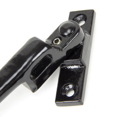 From The Anvil - Black Locking Night-Vent Monkeytail Fastener - LH | Sku. 51417L | Trade Door Handles.