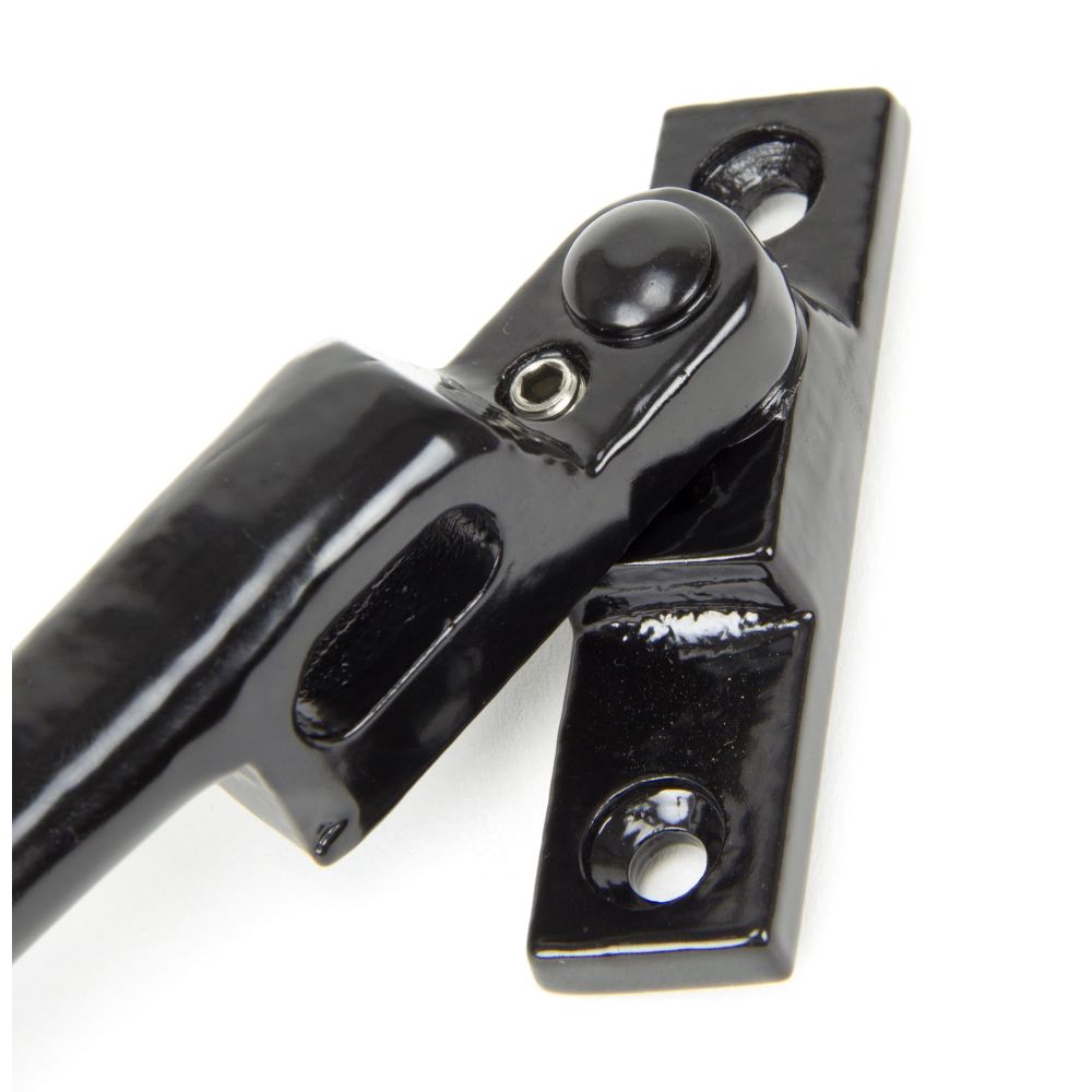 From The Anvil - Black Locking Night-Vent Monkeytail Fastener - LH | Sku. 51417L | Trade Door Handles.