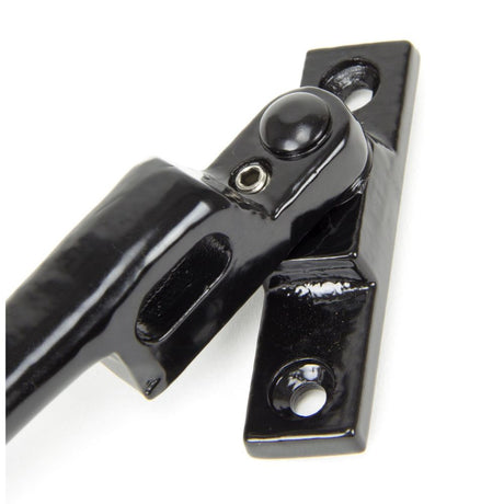 From The Anvil - Black Locking Night-Vent Monkeytail Fastener - LH | Sku. 51417L | Trade Door Handles.