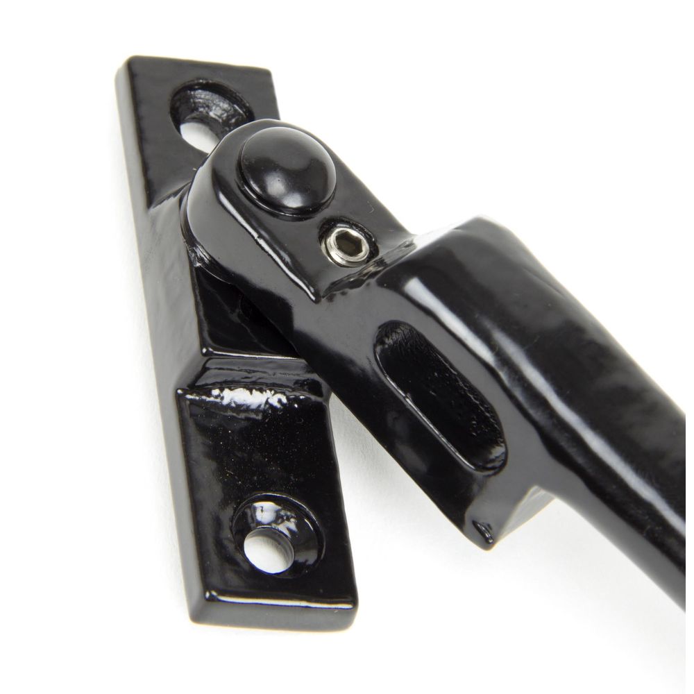 From The Anvil - Black Locking Night-Vent Monkeytail Fastener - RH | Sku. 51417R | Trade Door Handles.