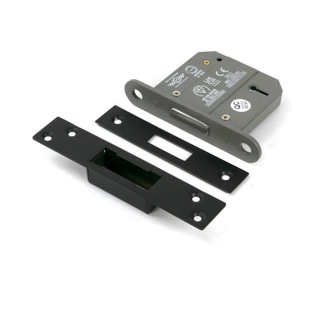 From The Anvil - Aged Bronze 3" 5 Lever BS Dead Lock | Sku. 51423 | Trade Door Handles.